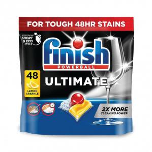 Finish Ultimate All In 1 Lemon Sparkle 48 Tabs RK02211