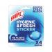 Harpic Hygienic Fresh Sticker Adhesive Toilet Block Marine (Pack of 6) 3275279 RK51298