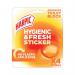 Harpic Hygienic Fresh Sticker Adhesive Toilet Block Citrus (Pack of 6) 3275286 RK51299