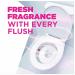 Harpic Hygienic Fresh Sticker Adhesive Toilet Block Floral x4 Tabs (Pack of 6) 3275290 RK51301