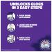 Cillit Bang Power Cleaner Drain Unblocker 1 Litre (Pack of 8) 3278231 RK51350