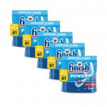 Finish Power All In One Dishwasher Tablets Lemon x61 Tabs Pack of 5 3311081CASE RK51714