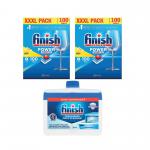 Finish Power Essential Dishwasher Tabs Lemon x100 buy 2 get 1 Finish Dishwasher Deep Cleaner Free RK800013