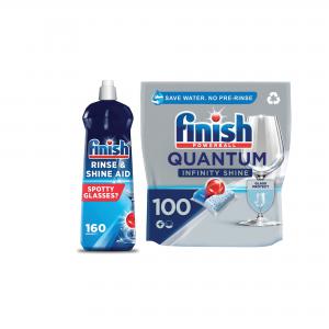 Click to view product details and reviews for Finish Dishwasher Tabs Pack Of 100 Foc Rinse Aid 800ml Rk800021.