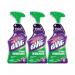 The photo shows a bottle of Cillit Bang Kitchen Degreaser Pro, 1L in size. It also features two other bottles, part of a 3 for 2 deal. Each bottle is labeled with a recognizable orange logo, while the background features various cleaning supplies and accessories. The overall image is bright, clean, and efficient, conveying the power of Cillit Bang products in tackling tough grease and grime.