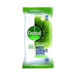 Dettol Biodegradable TruClean Antibacterial Wipes 80 Wipes Crisp Pear (Pack of 4) 3148841 RK80113