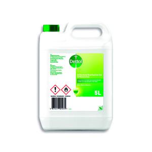 Dettol Antibacterial Hand Sanitiser Gel 5L Pack of 4 3181035 RK80282
