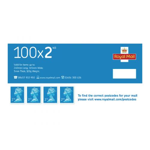 second-class-postage-stamps-pack-of-100-sdn2-rl11192