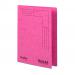 This image shows two types of files - Railex Transfer and Pocket Transfer Files, and Railex Easifile E7 Foolscap 350gsm in a vibrant cerise color. There are 25 files in the pack, making it a great choice for organizing and storing important documents. The files feature a smooth and durable finish, perfect for busy office environments.