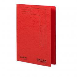 Railex Easifile E7 Foolscap 350gsm Ruby Pack of 25 10000358