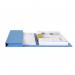 Railex Easifile with Pocket EP7 Foolscap 350gsm Turquoise PK25 10100352