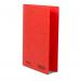 The photograph shows a set of Railex Transfer and Pocket Transfer Files, specifically the Railex Easifile with Pocket EP7 Foolscap 350gsm Ruby Pack of 25. The files are brightly colored and made of sturdy 350gsm material. Each file has a pocket for extra storage and organization.