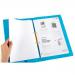 Railex Easifile with Pocket EP74 A4 350gsm Turquoise PK25 10140352