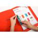 Railex Polifile PL5 Foolscap 350gsm Ruby PK25 11000358