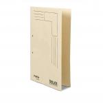 The picture shows a set of Railex Transfer and Pocket Transfer Files, specifically the Railex Polifile PL5P Foolscap with Pocket. The files come in a pack of 25 and are made of 350gsm ivory material. Each file has a pocket on the front for additional storage.