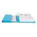 Railex Polifile PL5P Foolscap with Pocket 350gsm Turquoise PK25 11100352