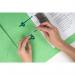 Railex Polifile PL5P Foolscap with Pocket 350gsm Emerald PK25 11100353