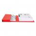 Railex Polifile PL5P Foolscap with Pocket 350gsm Ruby PK25 11100358