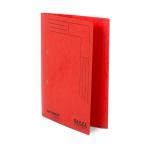 The photo shows two types of Railex transfer and pocket files, the Railex Springarch SA5 Foolscap and the 350gsm Ruby, neatly packed in a pack of 25. The files are designed for organizing and storing documents, with a sleek and professional look.