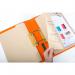 Railex Access Polifile AP5 Foolscap 350gsm Mandarin PK25 13000354
