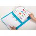 Railex Clientfile CF5P Foolscap 350gsm Turquoise PK25 14200352
