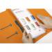 Railex Clientfile CF5P Foolscap 350gsm Mandarin PK25 14200354