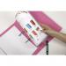 Railex Clientfile CF5P Foolscap 350gsm Cerise PK25 14200356