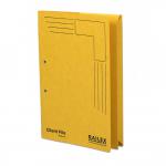 The image shows the Railex Transfer and Pocket Transfer Files. They are sleek and durable, made of 350gsm gold material. The pack of 25 files are foolscap size and ideal for organizing important documents. They are sure to keep your office looking stylish and professional.