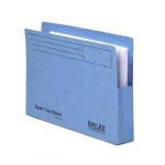 Railex Open Top Wallet OT5 Foolscap 350gsm Turquoise PK25 15305352