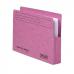 This photo features a pack of 25 Railex Square Cut Files and Slipfiles, as well as Railex Open Top Wallet OT5 Foolscap. The files are made of 350gsm cerise colored cardstock. The open top wallets are designed for convenient storage and organization.