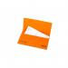 Railex Pocket Folder PF7 Foolscap 350gsm Mandarin PK25 16304354