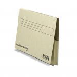 In this image, you see a stack of 25 ivory, foolscap-sized Railex Document Wallets. Each wallet has a sturdy 350gsm construction and features a Doubledock closure for secure storage. These wallets are perfect for organizing and protecting important papers.