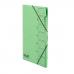 This photo features 10 Railex 7 part files, each sized for A4 sheets and made of 350gsm emerald green cardstock. The files are neatly organized, showing a vibrant color and sturdy construction. They are labeled with numbers and tabs for easy organization and retrieval.