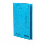 This picture shows Railex Square Cut and Slipfiles, along with Railex Docufile Square Cut Folders in a vibrant turquoise color. These folders are made with sturdy 350gsm material and come in a pack of 100. They are perfect for organizing and storing important documents.