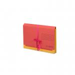 The image shows a pack of 25 Railex Legal Railex Libra Ultra Heavyweight 75mm Legal Wallets in a bold red color. These wallets are made of durable 485gsm material, making them perfect for heavy-duty legal document storage.