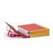 Railex Libra Ultra Heavyweight 75mm Legal Wallet 485gsm Red PK25 39305578