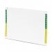 The picture shows white Railex VK drawer suspension file inserts. The pack contains 250 tabs, each featuring the Railex suspension system. The tabs fit perfectly into the drawers, ensuring efficient organization of important papers.