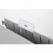 The photo shows a pack of 50 Railex Suspension file tabs with Slotfit tabs for Simplafile, each with inserts. The tabs are arranged neatly, ready for use in organizing documents and papers.