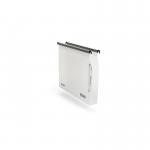 This image shows a pack of 25 Railex Emperor PP lateral suspension files, each with a 50mm capacity and measuring 330mm in size. The files are heavy duty and designed for lateral filing, with a Railex branding in the corner.
