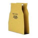 The photo shows a pack of 25 heavy duty Railex Suspension Filing Railex 221B Bulk Pockets made of 402gsm Presspahn material. The filing pockets are neatly stacked and ready for use. Each pocket has a durable suspension rail for easy hanging in a filing cabinet or drawer.