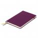 Modena A5 Classic Linen Hardcover Notebook Ruled Maroon Beret PK10 85112006
