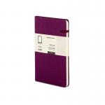 Modena A5 Classic Linen Hardcover Notebook Ruled Maroon Beret PK10 85112006