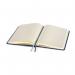 Modena A5 Classic Linen Hardcover Notebook Ruled Admiral Blue PK10 85112007