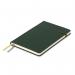 Modena A5 Classic Linen Hardcover Notebook Ruled Racing Green PK10 85112008