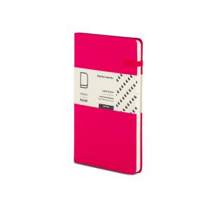 Modena A5 Bold Linen Hardcover Notebook Dotted Raspberry Fizz Pack of