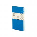 This picture features a collection of 10 Railex Hardback Books Modena A5 Bold Linen Hardcover Notebooks in a pack, each with a beautiful and vibrant blue lagoon color. The dotted pattern on the cover adds a touch of elegance and the bold linen material gives it a sturdy and durable look.