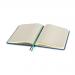Modena A5 Bold Linen Hardcover Notebook Dotted Blue Lagoon PK10 85211004