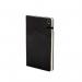 Modena A5 Premium Leather Soft cover Notebook Ruled Raven Black PK10 85322021