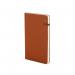 Modena A5 Premium Leather Soft cover Notebook Ruled Conker Brown PK10 85322022