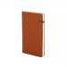 Modena A5 Premium Leather Soft cover Notebook Ruled Conker Brown PK10 85322022